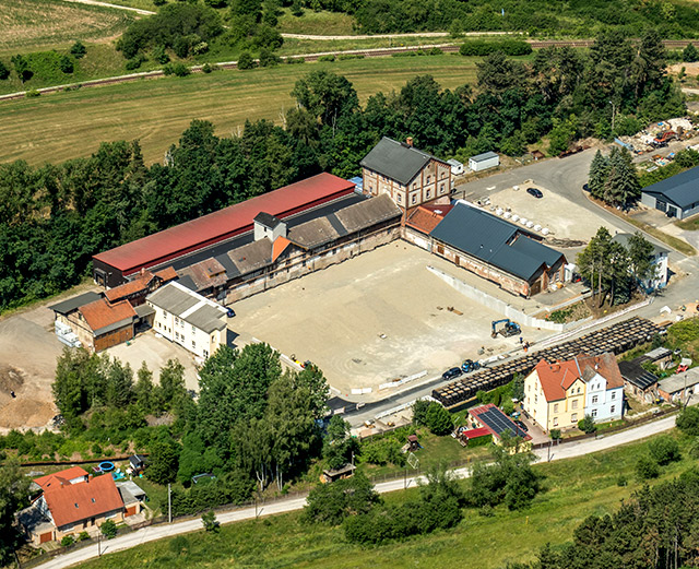 Saline Stadtilm GmbH aus Thüringen Luftbild